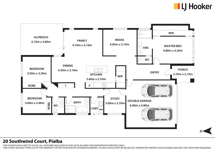 Floorplan of Homely house listing, 20 Southwind Court, Pialba QLD 4655
