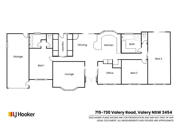 Floorplan of Homely house listing, 715-730 Valery Road, Valery NSW 2454