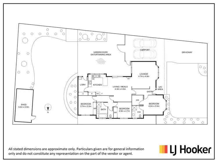 Floorplan of Homely house listing, 45 Seabrook Boulevard, Seabrook VIC 3028