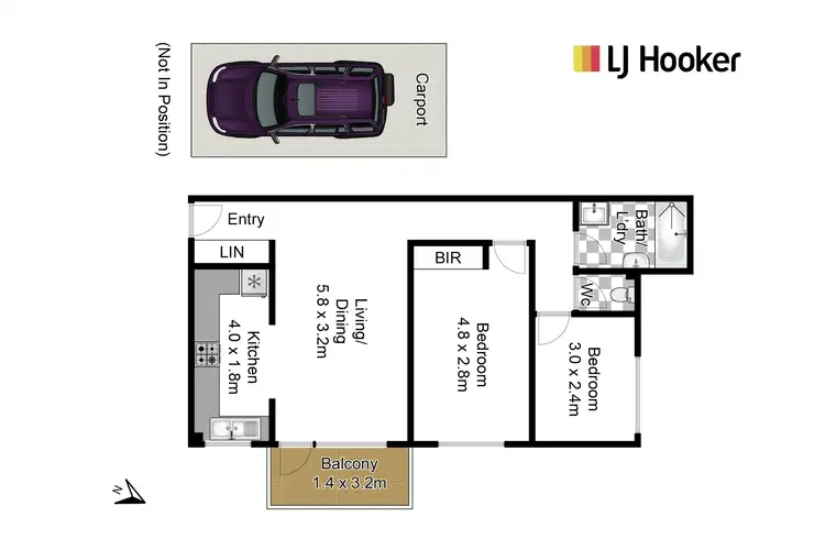 Floorplan of Homely unit listing, 27/130-136 Burns Bay Road, Lane Cove NSW 2066