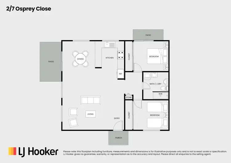 Floorplan of Homely unit listing, 2/7 Osprey Close, Port Douglas QLD 4877