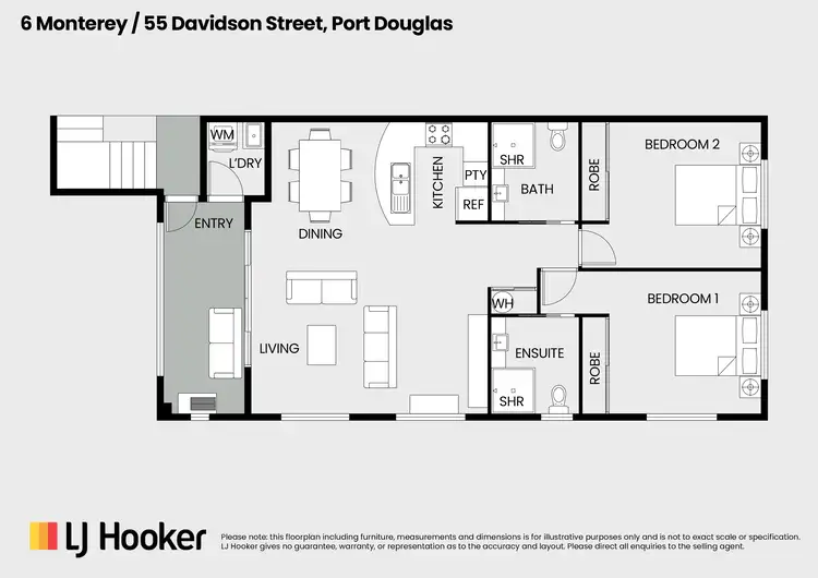 Floorplan of Homely unit listing, 6/55 Davidson Street, Port Douglas QLD 4877