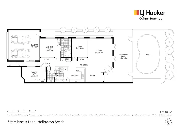 Floorplan of Homely apartment listing, 3/9 Hibiscus Lane, Holloways Beach QLD 4878