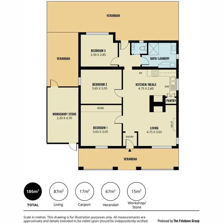 Floorplan of Homely house listing, 51 Robert Avenue, Broadview SA 5083