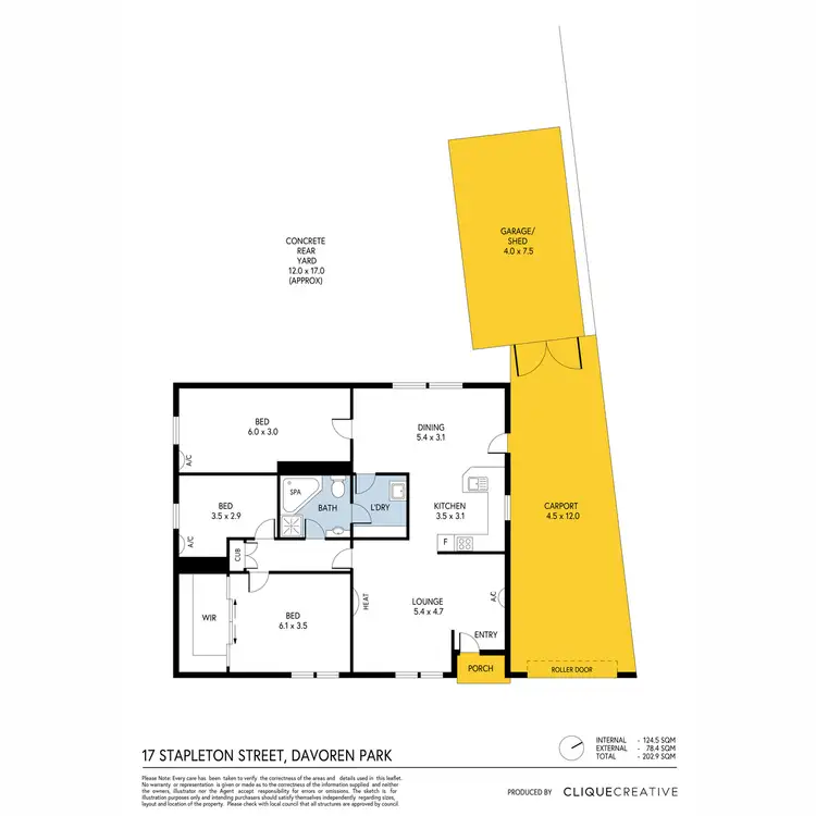 Floorplan of Homely house listing, 17 Stapleton Street, Davoren Park SA 5113