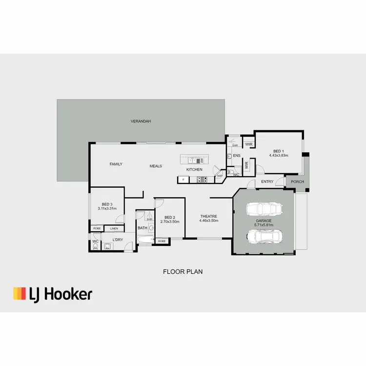 Floorplan of Homely house listing, 3a Cecil Street, Australind WA 6233