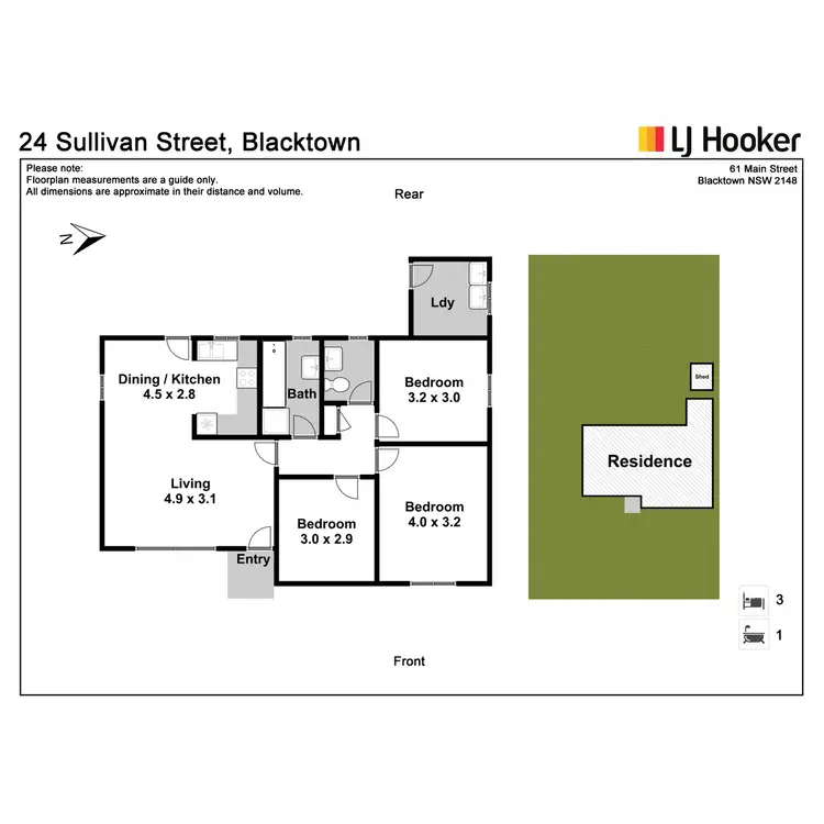 Floorplan of Homely house listing, 24 Sullivan Street, Blacktown NSW 2148