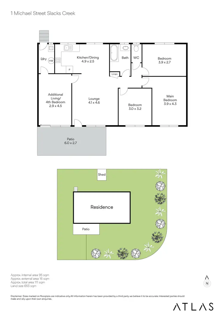 Floorplan of Homely house listing, 1 Michael Street, Slacks Creek QLD 4127