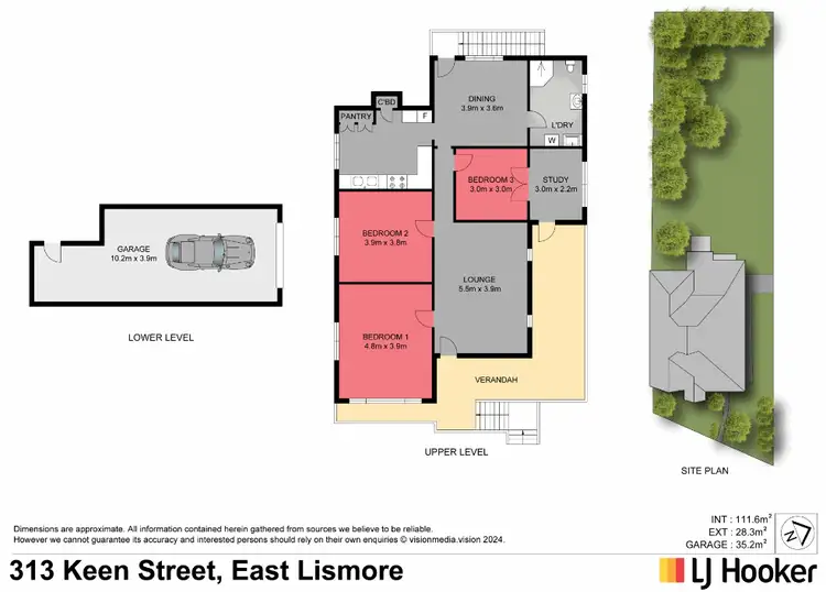 Floorplan of Homely house listing, 313 Keen Street, Lismore NSW 2480