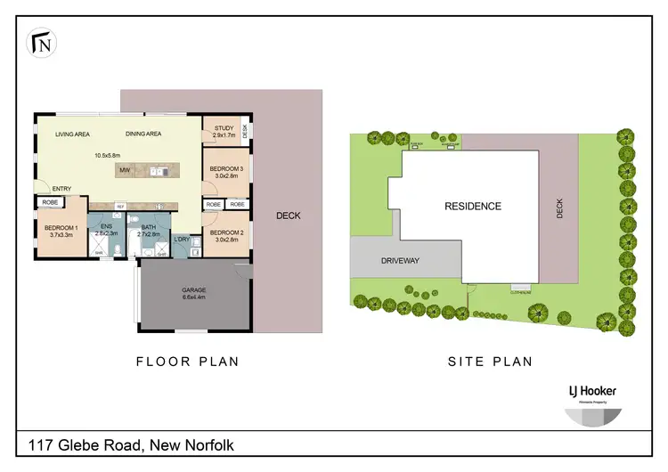 Floorplan of Homely house listing, 117 Glebe Road, New Norfolk TAS 7140