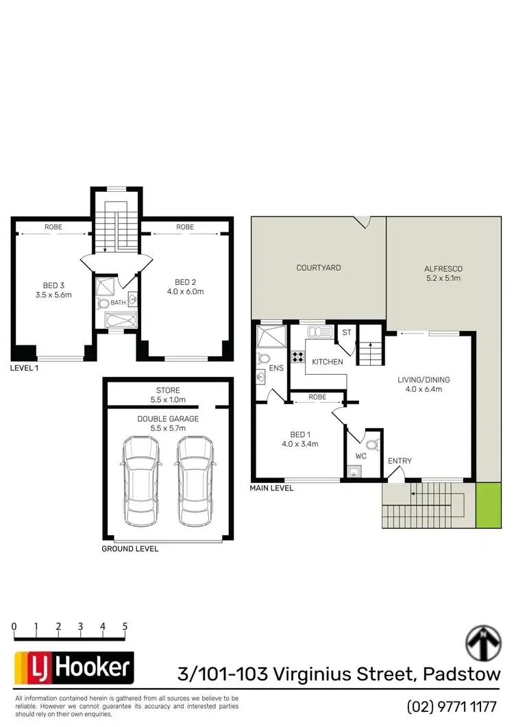 Floorplan of Homely townhouse listing, 3/101-103 Virginius Street, Padstow NSW 2211