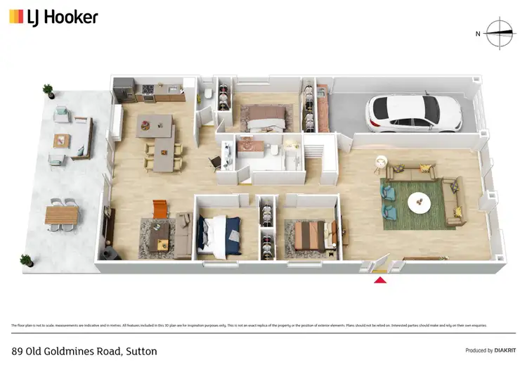 Floorplan of Homely house listing, 89 Old Gold Mines Road, Sutton NSW 2620