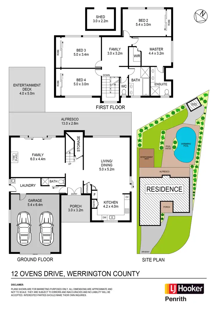 Floorplan of Homely house listing, 12 Ovens Drive, Werrington County NSW 2747