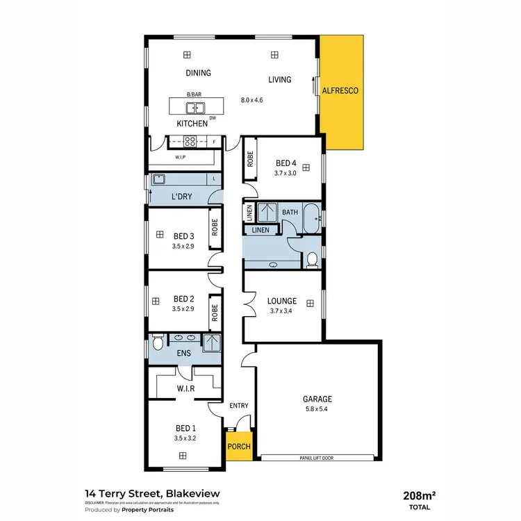 Floorplan of Homely house listing, 14 Terry Street, Blakeview SA 5114