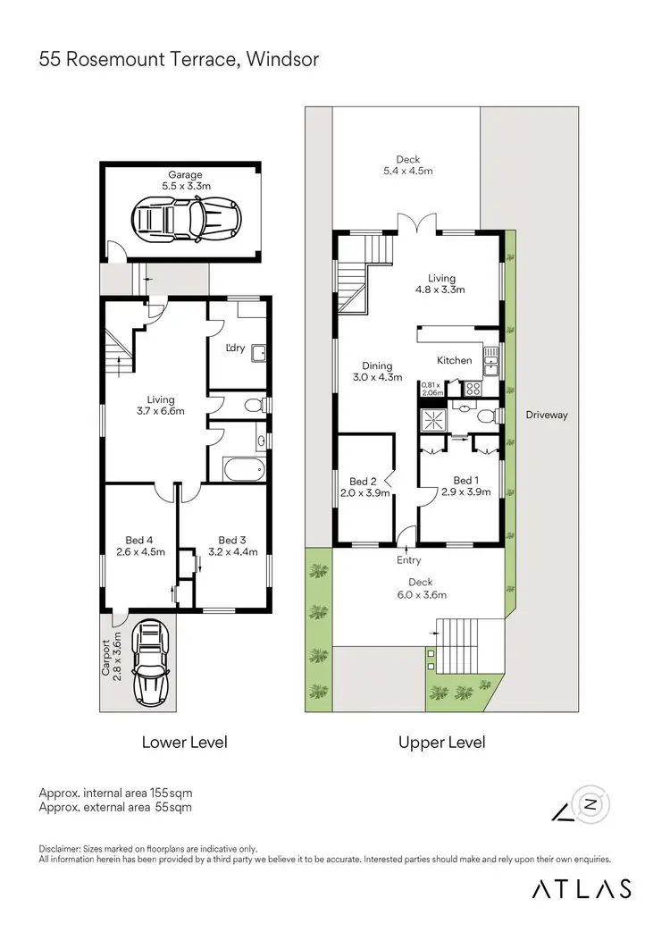 Floorplan of Homely house listing, 55 Rosemount Terrace, Windsor QLD 4030