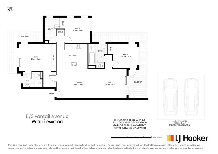 Floorplan of Homely unit listing, 5/2 Fantail Avenue, Warriewood NSW 2102