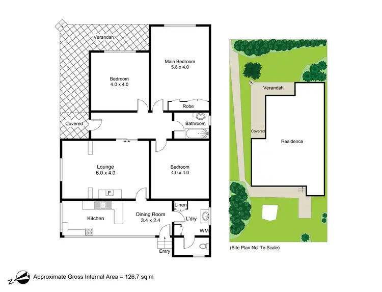 Floorplan of Homely house listing, 21 Harrison Street, Cardiff NSW 2285