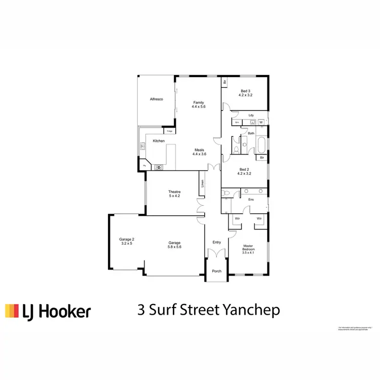 Floorplan of Homely house listing, 3 Surf Street, Yanchep WA 6035