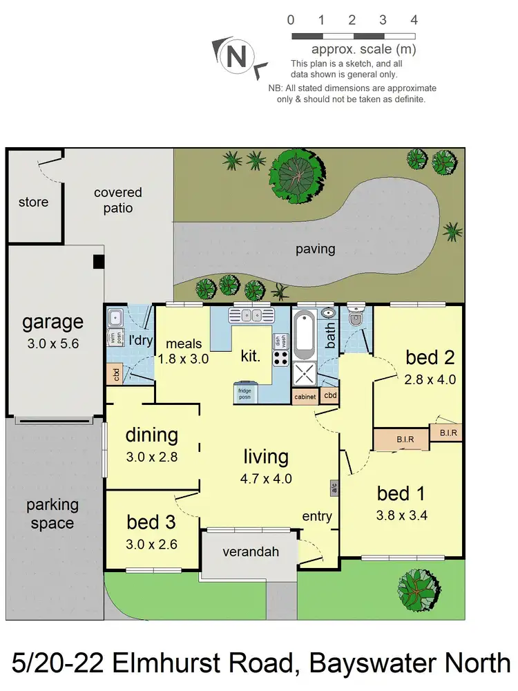 Floorplan of Homely unit listing, 5/20-22 Elmhurst Road, Bayswater VIC 3153