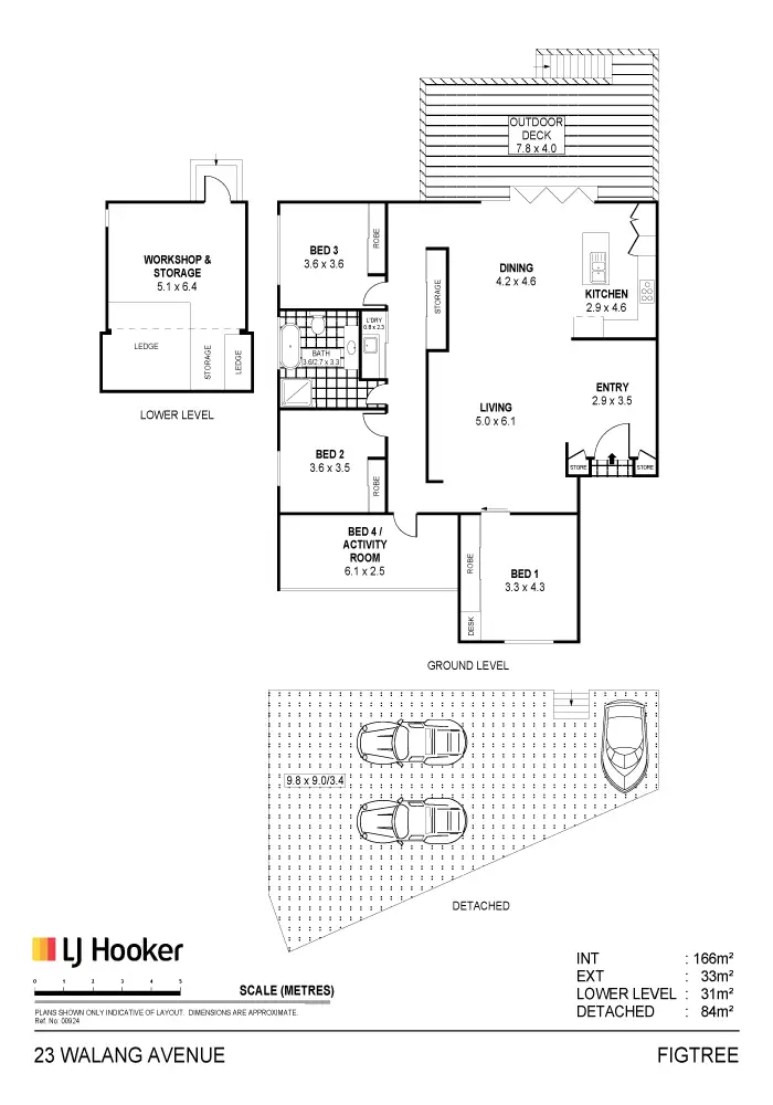 Floorplan of Homely house listing, 23 Walang Ave, Figtree NSW 2525