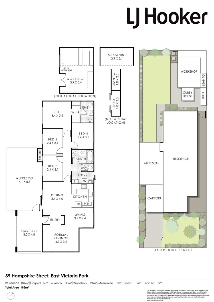 Floorplan of Homely house listing, 39 Hampshire Street, East Victoria Park WA 6101