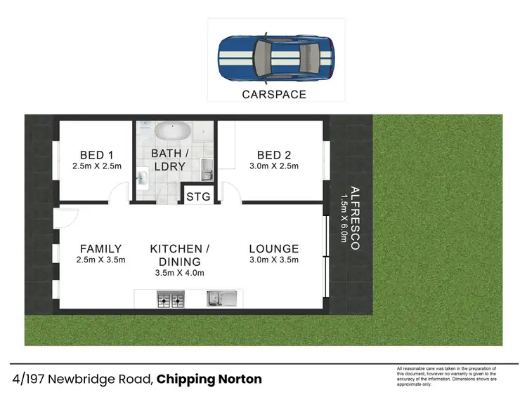 Floorplan of Homely villa listing, 4/197 Newbridge Road, Chipping Norton NSW 2170