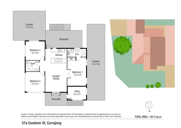 Floorplan of Homely house listing, 57A Goodwin Street, Currajong QLD 4812