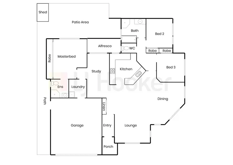 Floorplan of Homely villa listing, 1/1 Florrie Ellison Street, Harrington NSW 2427