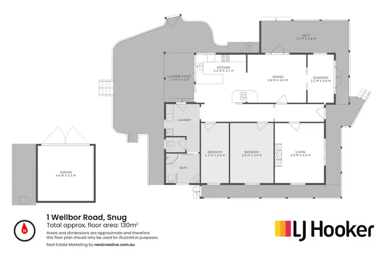 Floorplan of Homely house listing, 1 Wellbor Road, Snug TAS 7054