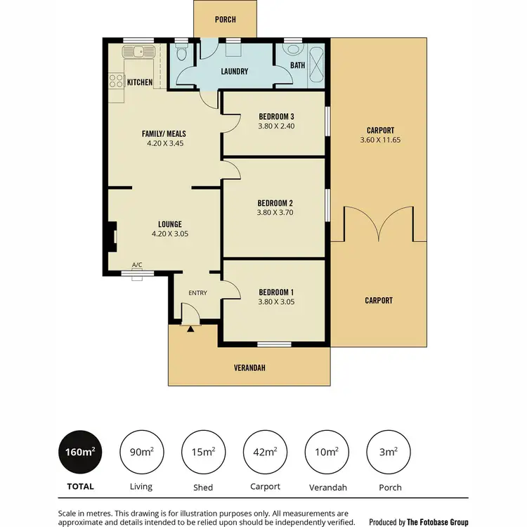 Floorplan of Homely house listing, 20 Whiteparish Road, Elizabeth North SA 5113