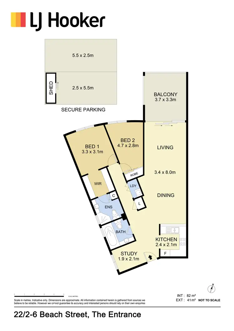 Floorplan of Homely apartment listing, 22/2-6 Beach Street, The Entrance NSW 2261