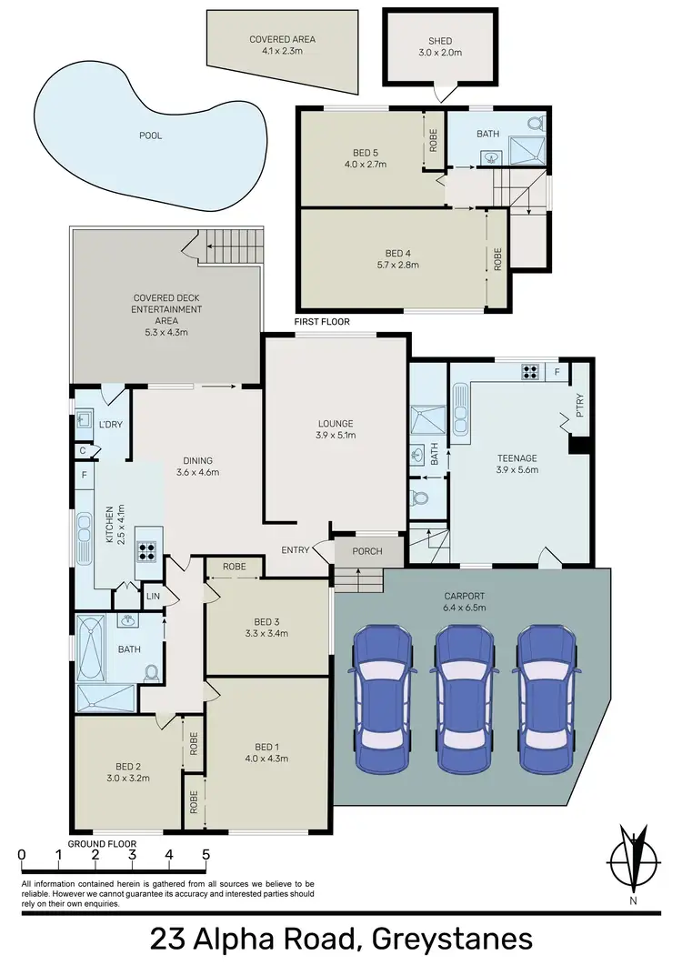 Floorplan of Homely house listing, 23 Alpha Road, Greystanes NSW 2145