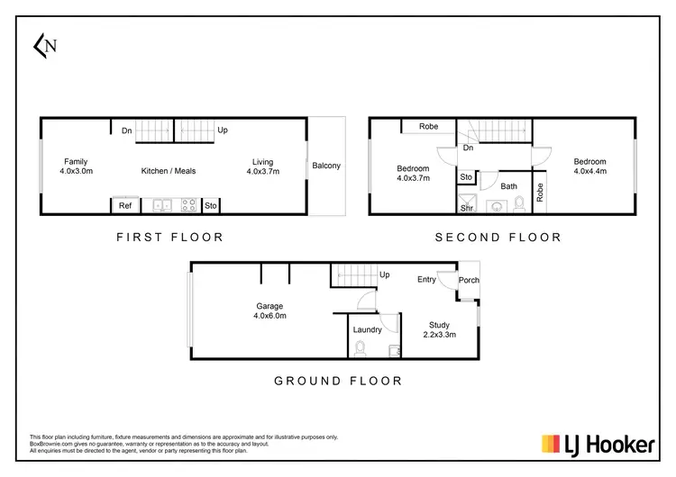 Floorplan of Homely townhouse listing, 60 Fairhall Avenue, Werribee VIC 3030