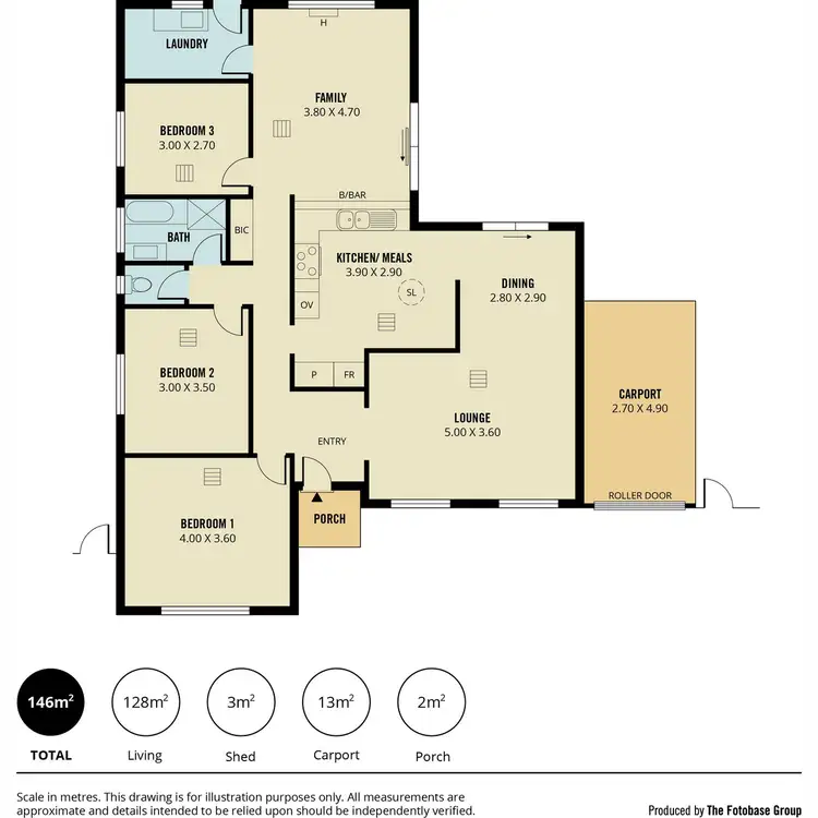 Floorplan of Homely house listing, 5 Lomalinda Drive, Craigmore SA 5114