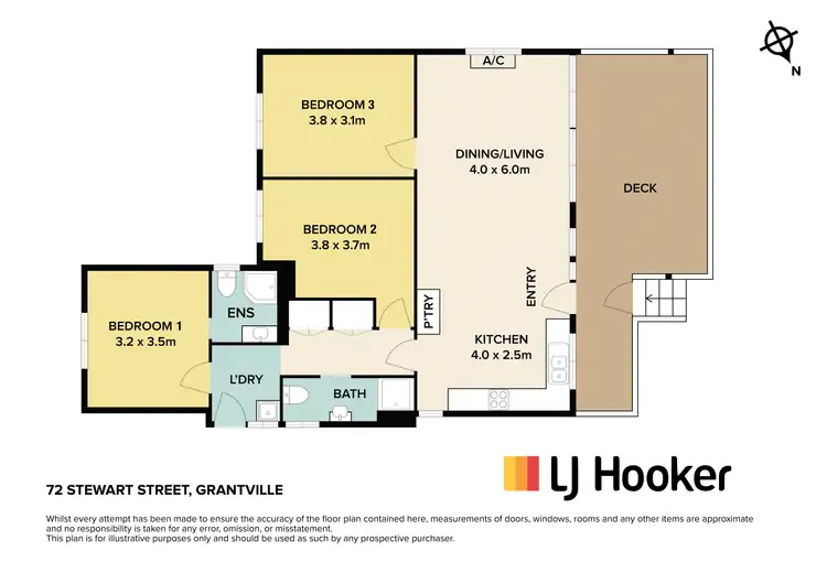 Floorplan of Homely house listing, 72 Stewart Street, Grantville VIC 3984