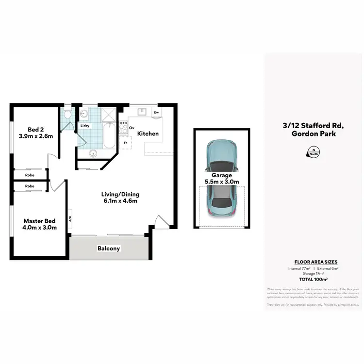 Floorplan of Homely apartment listing, 3/12 Stafford Road, Gordon Park QLD 4031