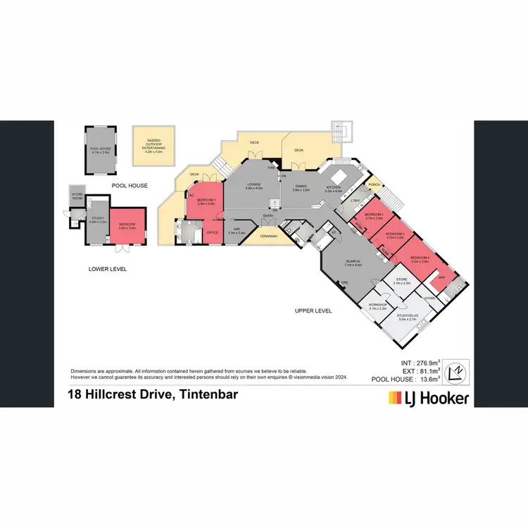 Floorplan of Homely rural property listing, 18 Hillcrest Drive, Tintenbar NSW 2478
