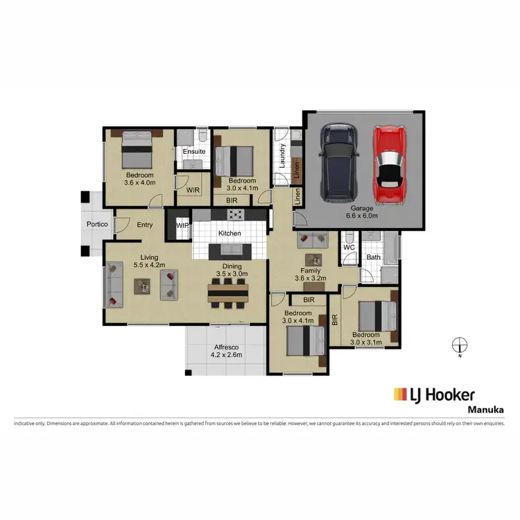 Floorplan of Homely house listing, 8 Folvig Close, Strathnairn ACT 2615