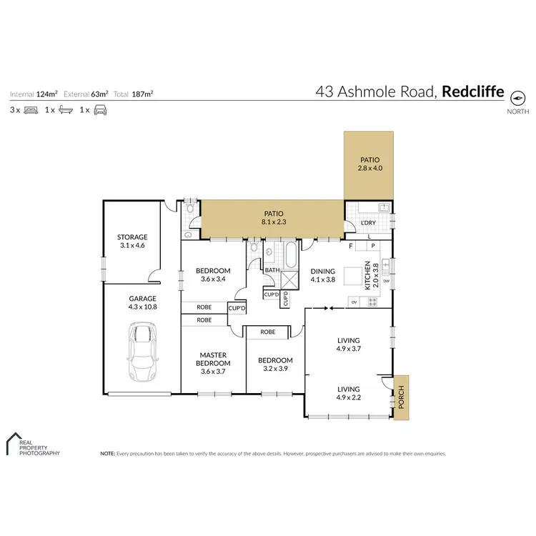 Floorplan of Homely house listing, 43 Ashmole Road, Redcliffe QLD 4020