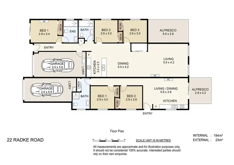 Floorplan of Homely house listing, 22 Radke Road, Bethania QLD 4205