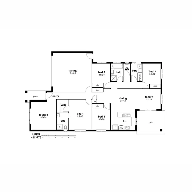 Floorplan of Homely house listing, Address available on request