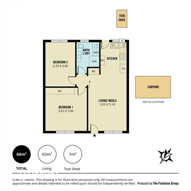 Floorplan of Homely unit listing, 3/2 Emerson Road, Black Forest SA 5035