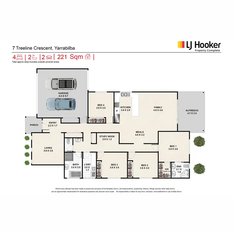 Floorplan of Homely house listing, 7 Treeline Circuit, Yarrabilba QLD 4207