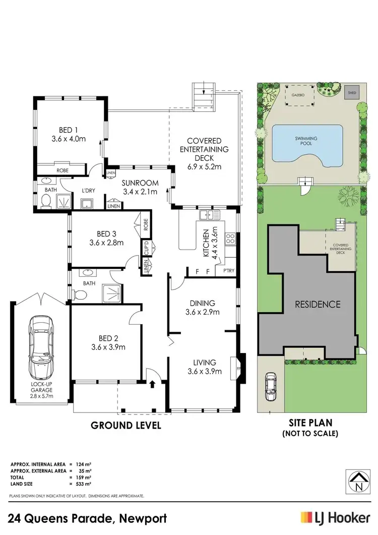 Floorplan of Homely house listing, 24 Queens Parade, Newport NSW 2106