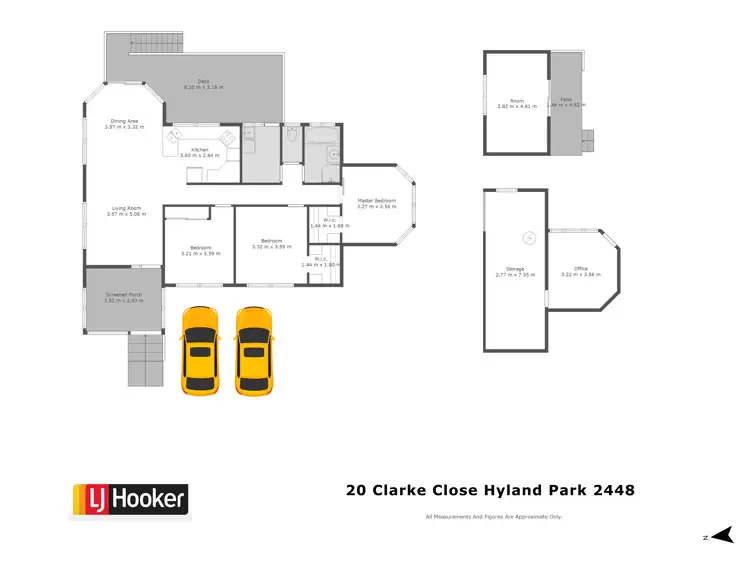 Floorplan of Homely house listing, 20 Clarke Close, Hyland Park NSW 2448
