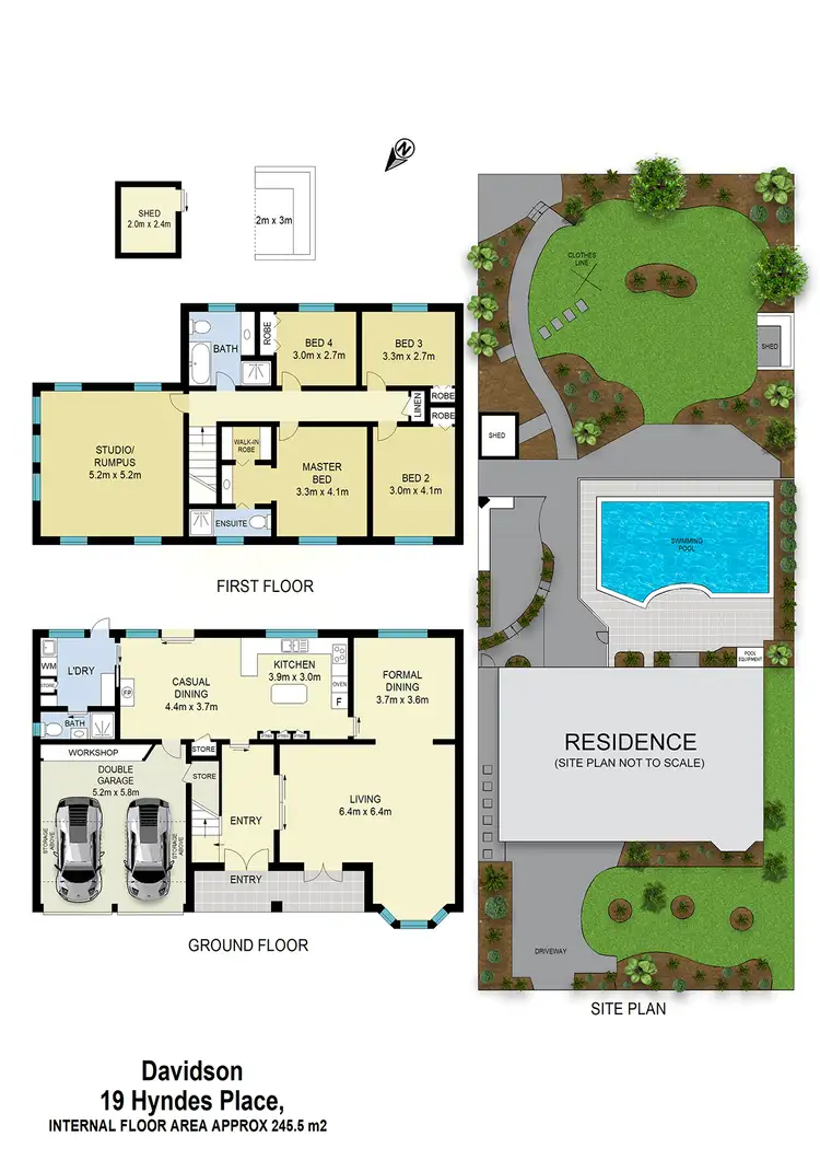 Floorplan of Homely house listing, 19 Hyndes Place, Davidson NSW 2085