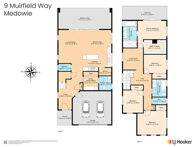 Floorplan of Homely house listing, 9 Muirfield Way, Medowie NSW 2318