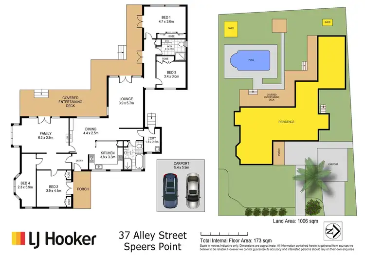 Floorplan of Homely house listing, 37 Alley Street, Speers Point NSW 2284