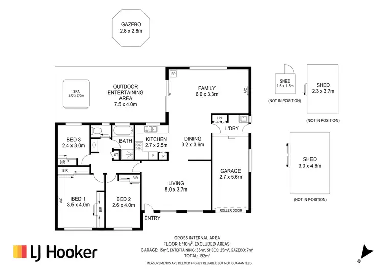 Floorplan of Homely house listing, 14 Peppermint Drive, Worrigee NSW 2540