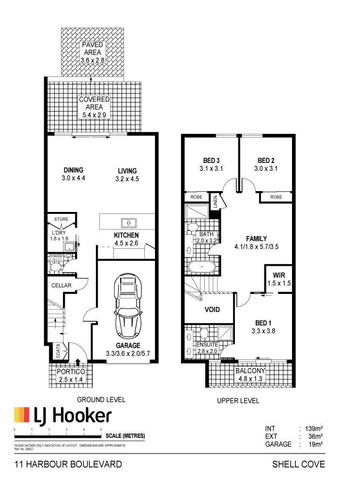Floorplan of Homely townhouse listing, 11 Harbour Boulevard, Shell Cove NSW 2529